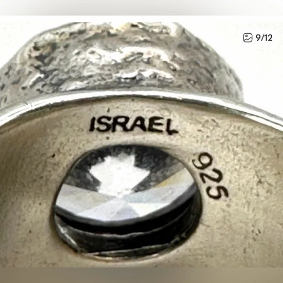 SILPADA DESIGNS .925 Sterling Silver & CZ “QUEEN FOR A DAY” Ring #R2208_Size 8.5 - Picture 8 of 8